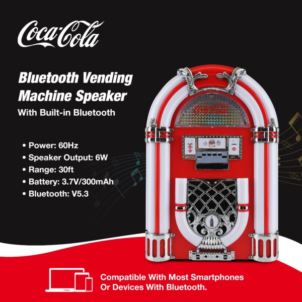 Coca-Cola Juke Box Speaker- Large